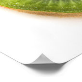 aardbei en kiwi poster (Hoek)