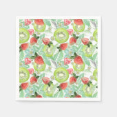 Aardbei en kiwi servet (Voorkant)