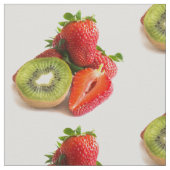 aardbei en kiwi stof (Close Up)