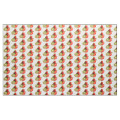 aardbei en kiwi stof (Yard (91,4 cm))