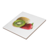 aardbei en kiwi tegeltje (Zijkant)