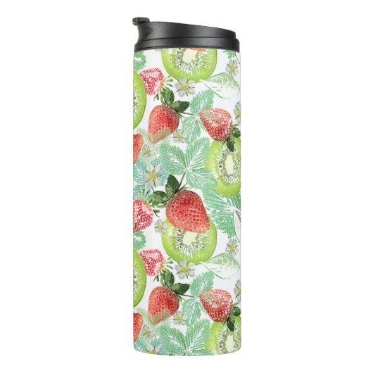 Aardbei en kiwi thermosbeker (Geroteerd rechts)