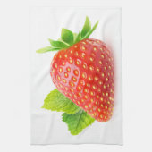 Aardbei en munt theedoek (Verticaal)