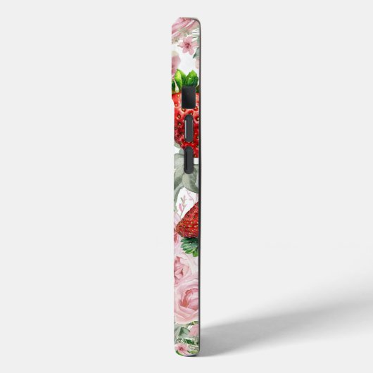 Aardbei en Rozen Case-Mate iPhone Case (Achterkant / Links)