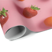 Aardbei en tomaat cadeaupapier (Rol Hoek)