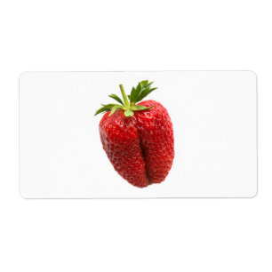 Aardbei Etiket