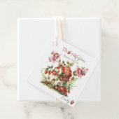 Aardbei Fairy Berry Sweet Girls eerste verjaardag Bedankjes Labels (In situ)