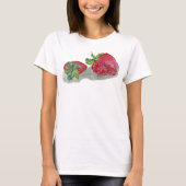 Aardbei Fairy Waterverf T-shirt (Voorkant)