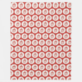 Aardbei Fleece Deken