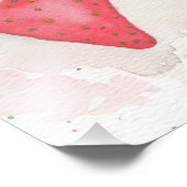 Aardbei Foto Afdruk (Hoek)