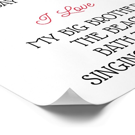 Aardbei foto eerste verjaardag mijlpaal poster (Hoek)