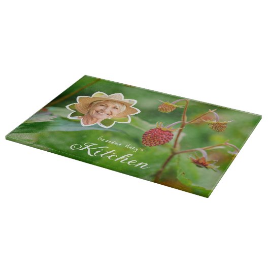 Aardbei Foto Oma's Eigen Afbeelding Custom Snijplank (Hoek)