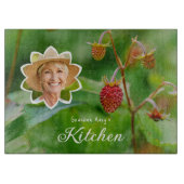 Aardbei Foto Oma's Eigen Afbeelding Custom Snijplank (Voorkant)