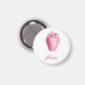 Aardbei (Fraise) Magneet (Voorkant / Achterkant)