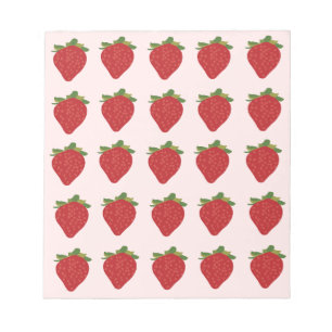 Aardbei Fruit Aardbeien Notitieblok