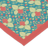 Aardbei Fruit Bloesems & Vine Table Runner Korte Tafelloper (Hoek)