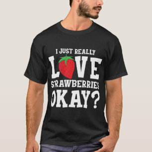 Aardbei Fruit Liefhebber Zoete bessen T-shirt