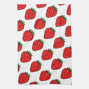 Aardbei Fruit Retro Keuken Handdoek Gift