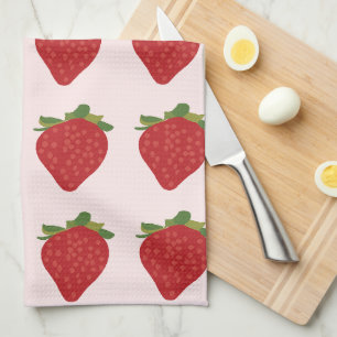 Aardbei Fruit Rode Aardbeien Theedoek