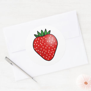 Aardbei Fruit Stickers