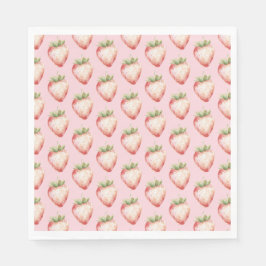 Aardbei Fruit Verjaardag Servet