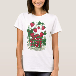 Aardbei Fruit Voedsel Bes Zoete Mand T-shirt