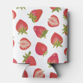 Aardbei Fruitpatroon Blikjeskoeler (Achterkant)