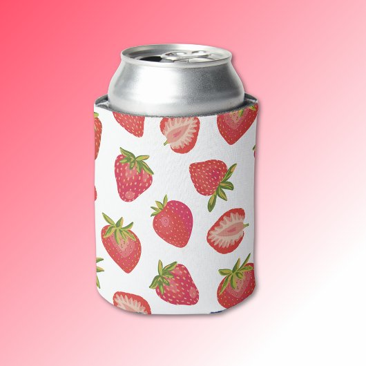 Aardbei Fruitpatroon Blikjeskoeler