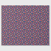 Aardbei fruitpatroon cadeaupapier (Vlak)