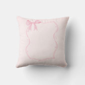 Aardbei, Gans, Boog Lijst Stippen Baby shower Kussen (Achterkant)