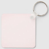 Aardbei, Gans, Boog Lijst Stippen Baby shower Sleutelhanger (Achterkant)