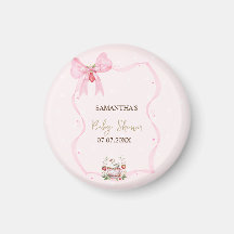 Aardbei,Gans,Bow Frame Stippen Baby Shower