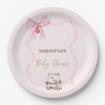 Aardbei,Gans,Bow Frame Stippen Baby Shower