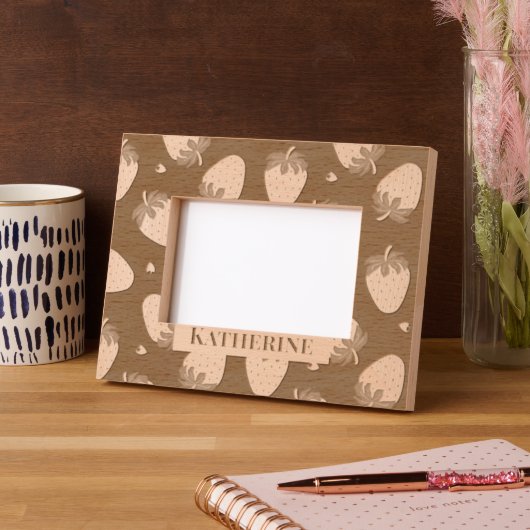 Aardbei Gegraveerde Lijstjes (Links)