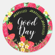 Aardbei Gepersonaliseerd. Zwart.