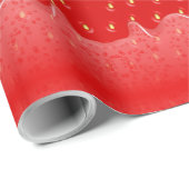Aardbei getextureerde achtergrond Vloeibaar fruit  Cadeaupapier (Rol Hoek)