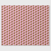 Aardbei Gift Wrapping Paper Aardbeien Cadeaupapier (Vlak)