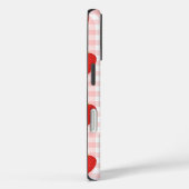 aardbei gingham Case-Mate iPhone case (Achterkant / Rechts)