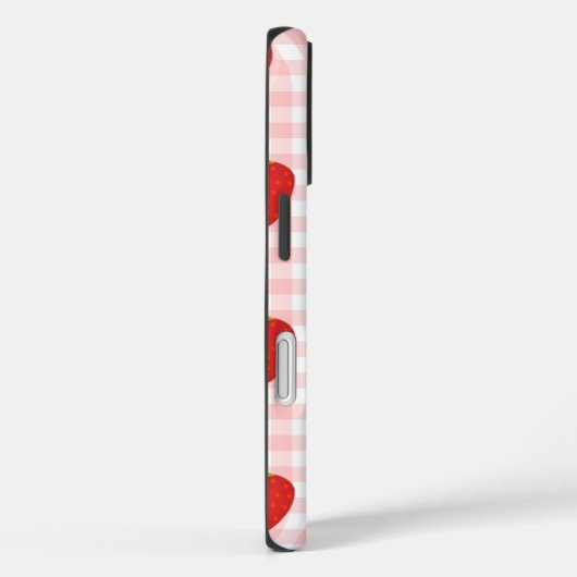 aardbei gingham Case-Mate iPhone case (Achterkant / Rechts)
