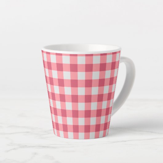 Aardbei Gingham Mok - Sweet Sips, Schattigee Vibes (Rechterhoek)