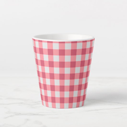 Aardbei Gingham Mok - Sweet Sips, Schattigee Vibes (Voorkant)