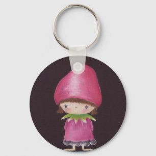 Aardbei Girl Sleutelhanger