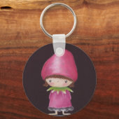 Aardbei Girl-Sleutelhanger Sleutelhanger (Voorkant)