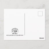 Aardbei glazuur huid smoothie recept briefkaart (Achterkant)