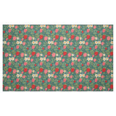 Aardbei Green Botanical Stof (Fat Quarter)