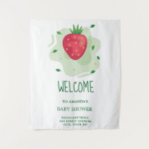 Aardbei Groen Rood Fruit Baby Shower