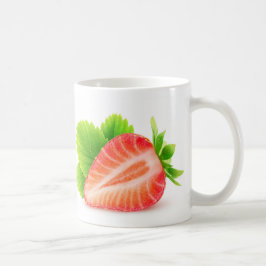 Aardbei half koffiemok