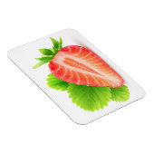 Aardbei half magneet (Rechterzijde)