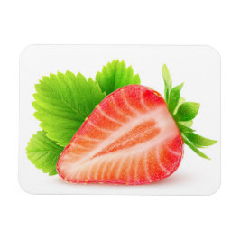 Aardbei half magneet