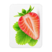 Aardbei half magneet (Verticaal)